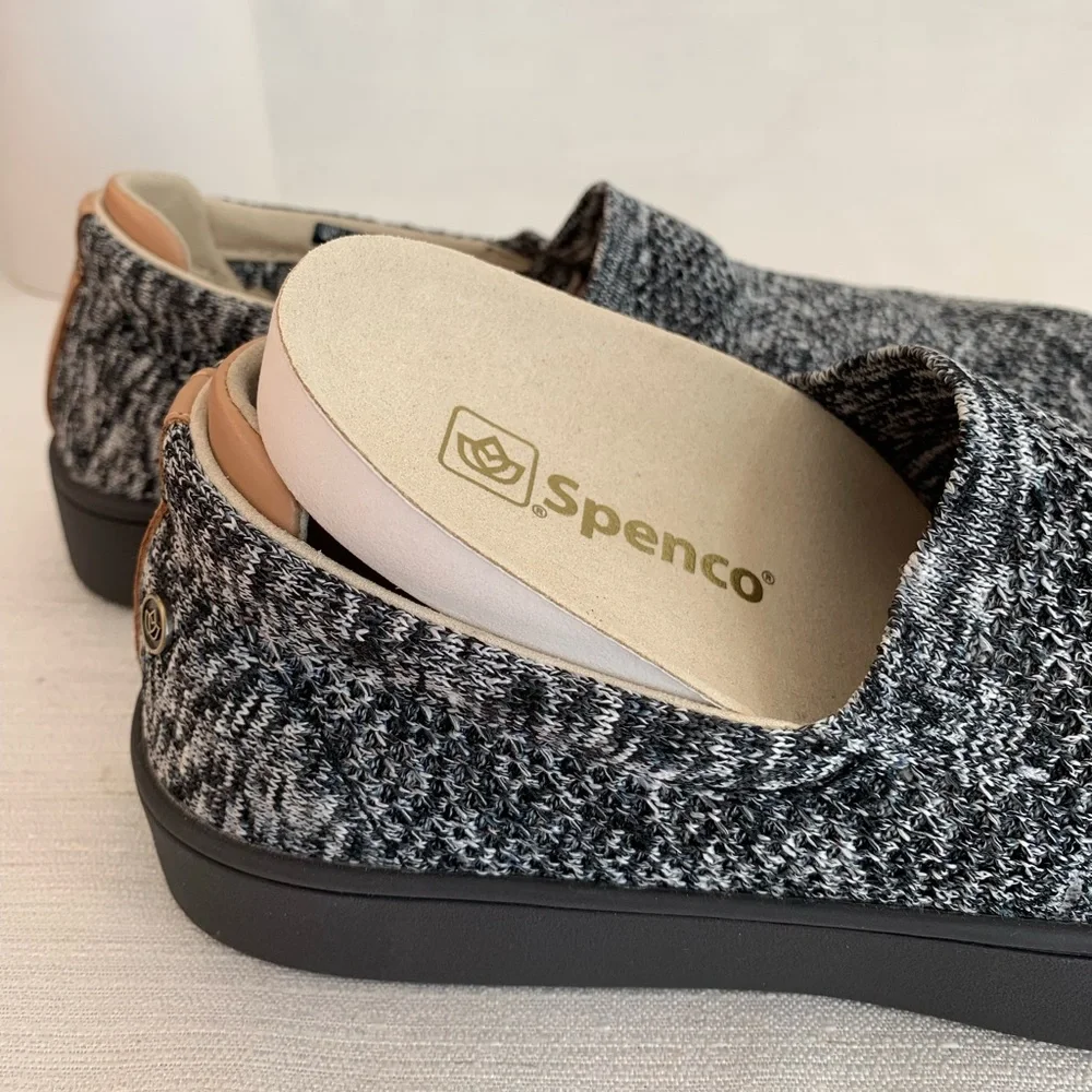 NWOT Spenco Black Knit Coastal Slip-On Loafers Woman’s 7 - Picture 11 of 13